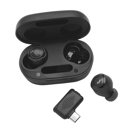 JBL Quantum TWS Air - Black - True wireless gaming earbuds - Detailshot 5